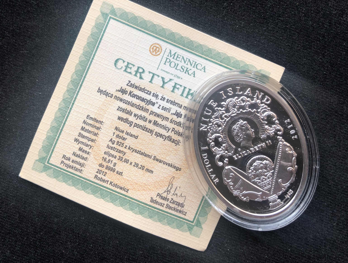 【币观天下】⭐️广州CICE展销会专场⭐️第八十五期钱币拍卖 【纽埃】2012年彩蛋系列银币