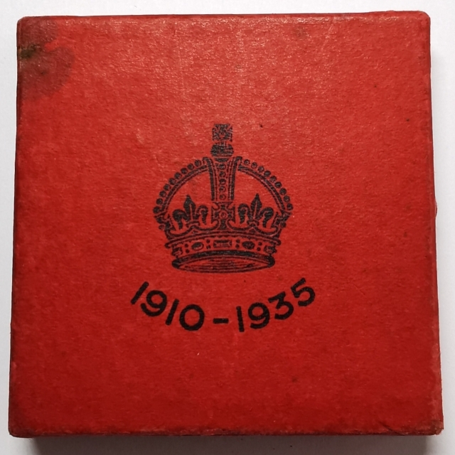 凡希社世界钱币微拍CICE专场拍卖 1935英国乔治五世加冕25周年纪念银章NGC-MS62原盒