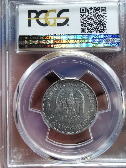 凡希社世界钱币微拍CICE专场拍卖 1934第三帝国席勒2马克PCGS-AUD