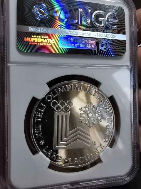 凡希社世界钱币微拍CICE专场拍卖 1980匈牙利冬奥冰上芭蕾加厚银币NGC-PF66UC