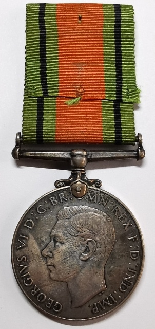 凡希社世界钱币微拍CICE专场拍卖 二战英国银质防御奖章原绶带