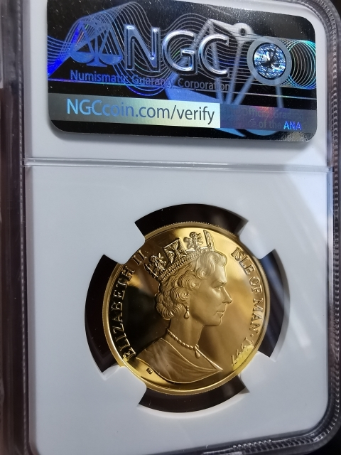 凡希社世界钱币微拍CICE专场拍卖 1997马恩岛基督诞生1/2C金币NGC-PF69UC