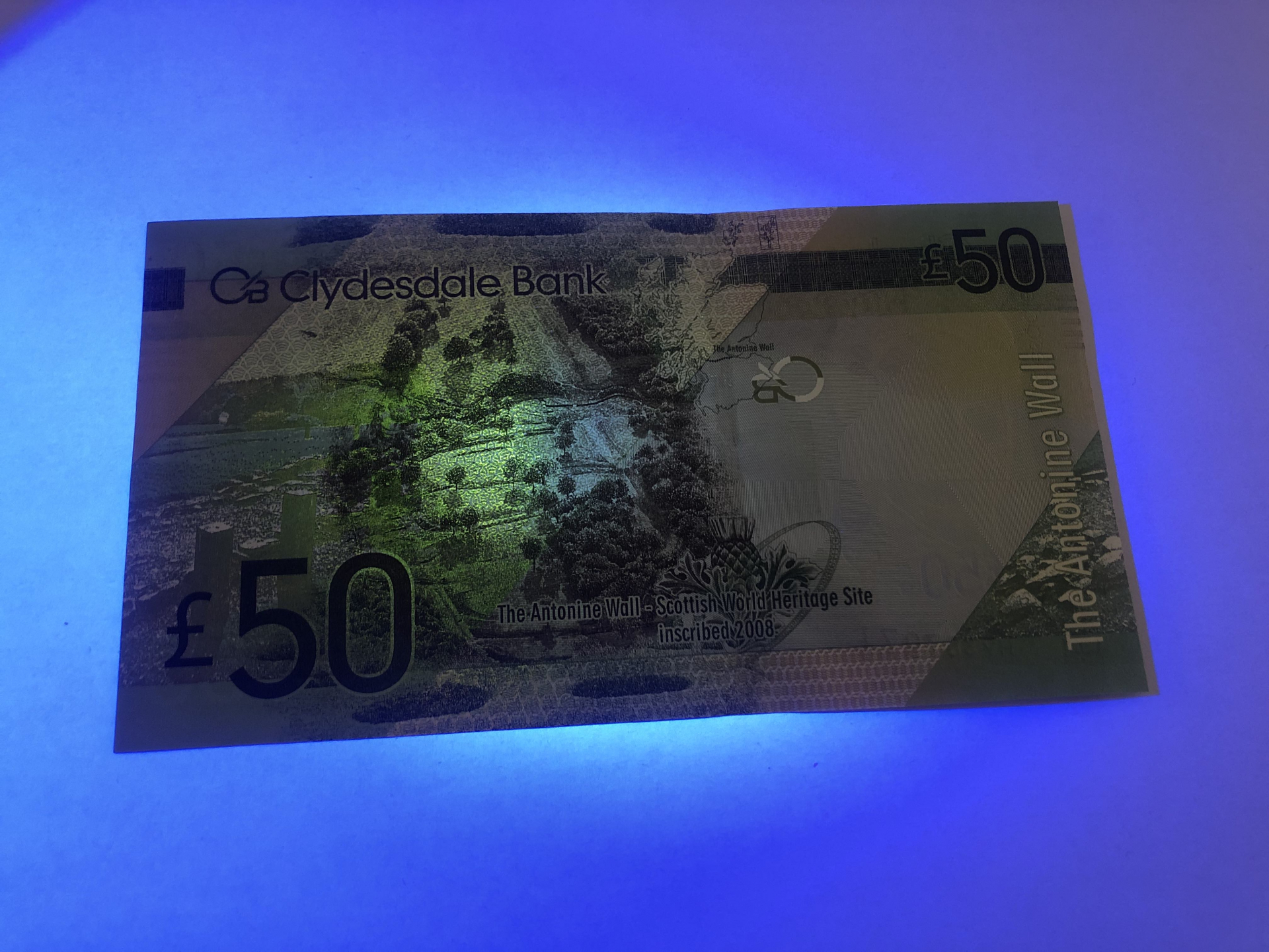 【收藏联盟】第101期拍卖——开启新纪元 苏格兰 克莱斯戴尔银行2015年 50 镑 全新UNC