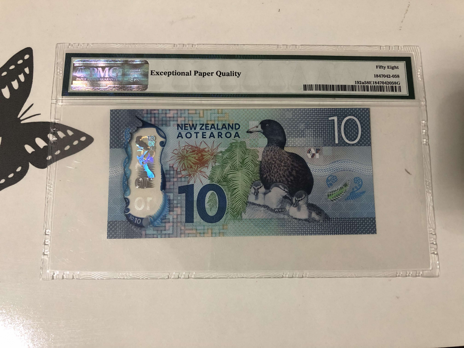 【收藏联盟】第101期拍卖——开启新纪元 新西兰 2015-16年 10元 PMG66EPQ  塑料钞 p192a 