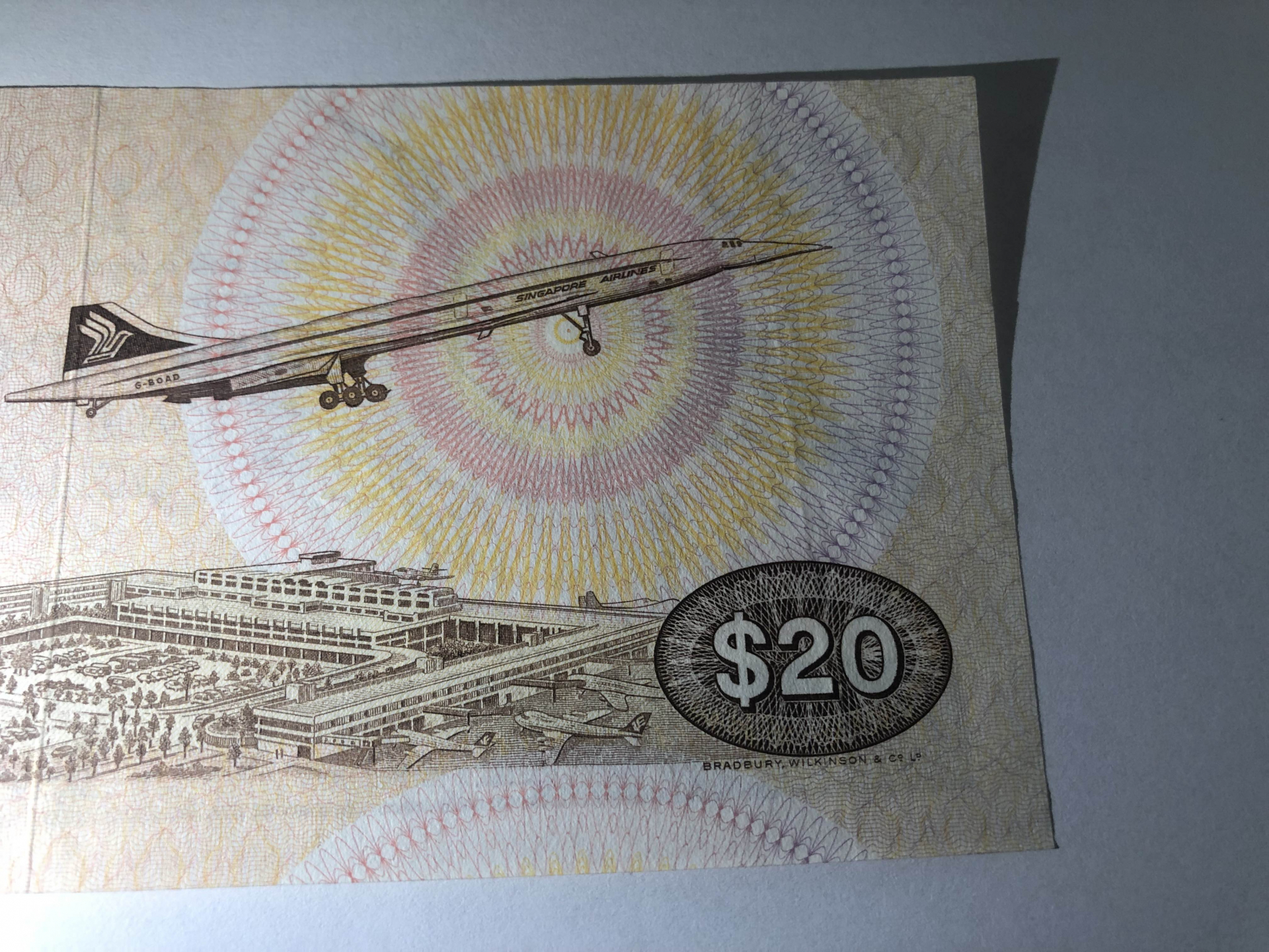 【收藏联盟】第101期拍卖——开启新纪元 新加坡 1979年20元  AU- 品相 鸟版