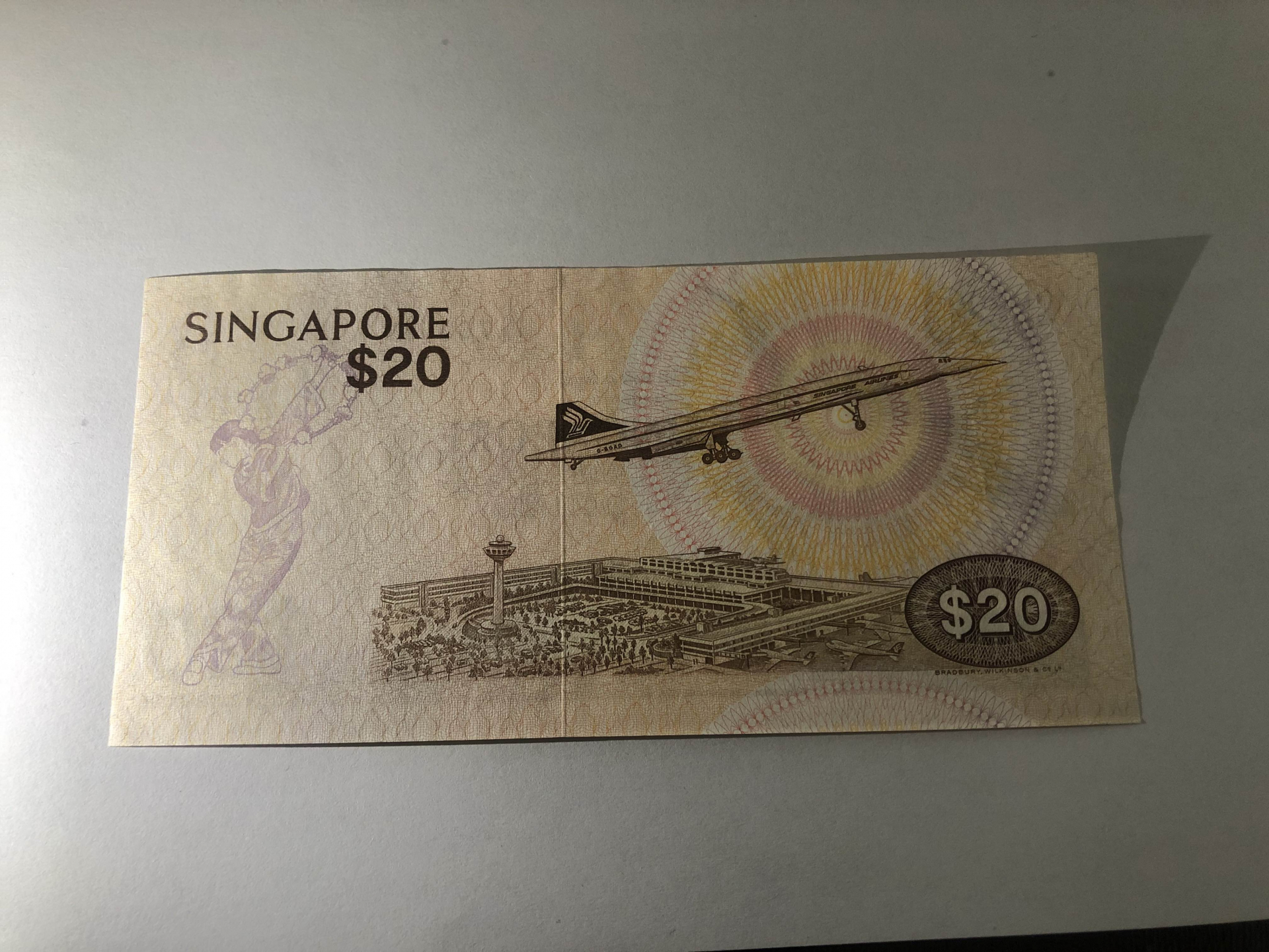 【收藏联盟】第101期拍卖——开启新纪元 新加坡 1979年20元  AU- 品相 鸟版