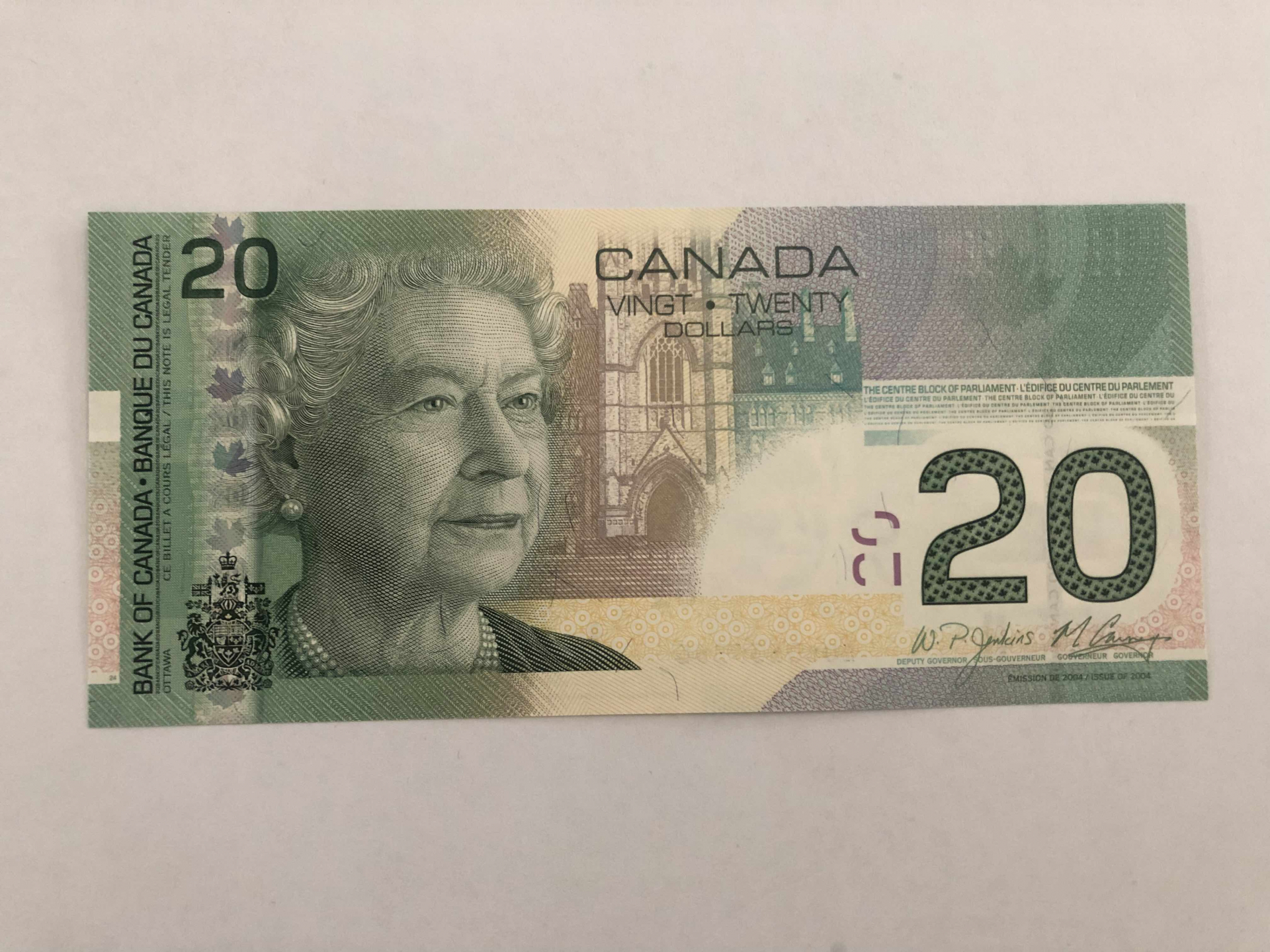 【收藏联盟】第102期拍卖 加拿大 2008年 20元 全新UNC