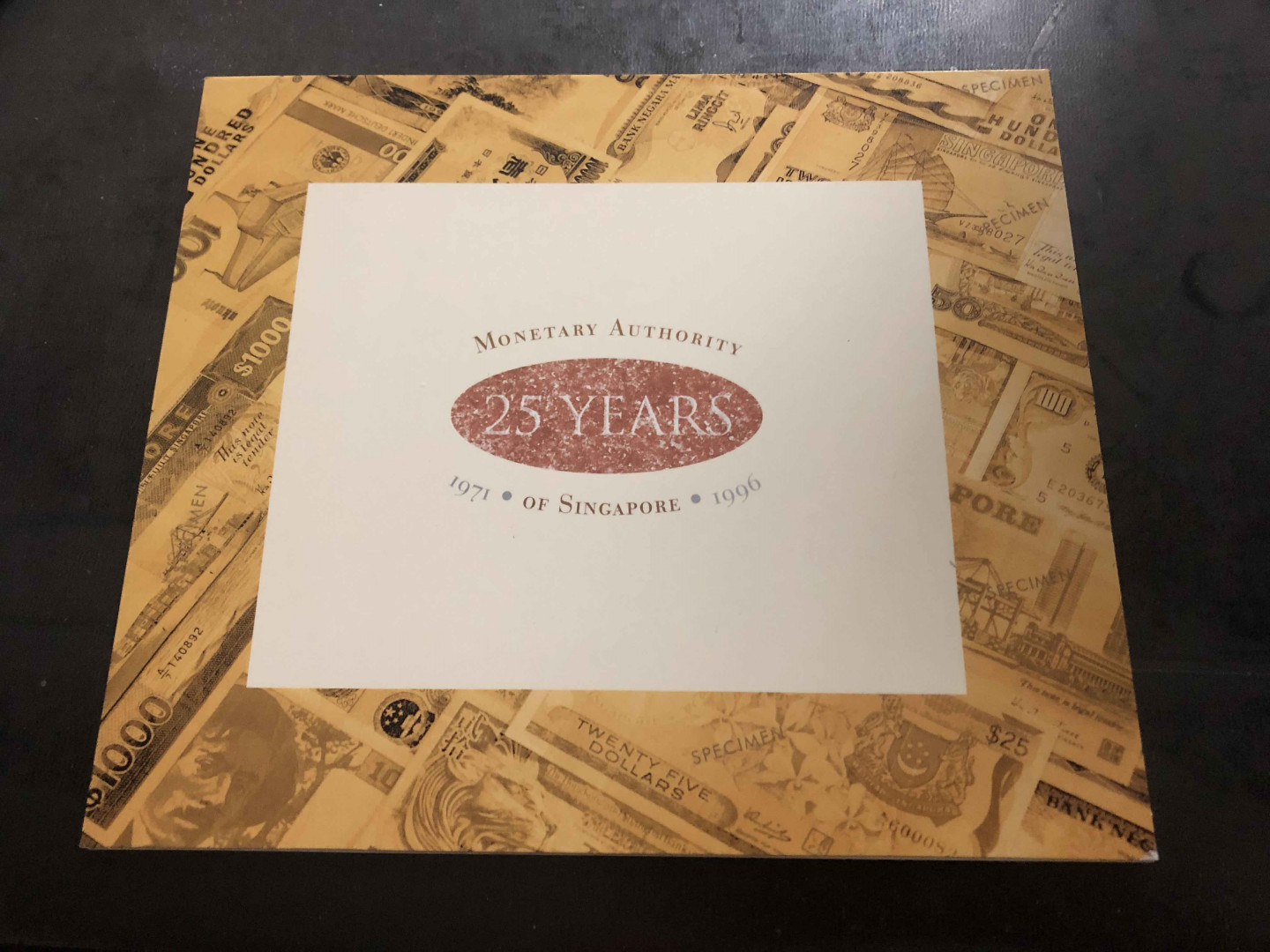 【收藏联盟】第104期拍卖 新加坡1996年 25元 纪念金融管理局成立25周年P-33 纪念钞 PMG66EPQ 