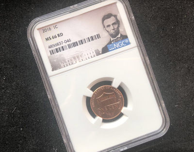 【随心拍&GetCoin】现代金银币拍卖第三十五期 - 【美国】美国林肯1美分铜币ngc66