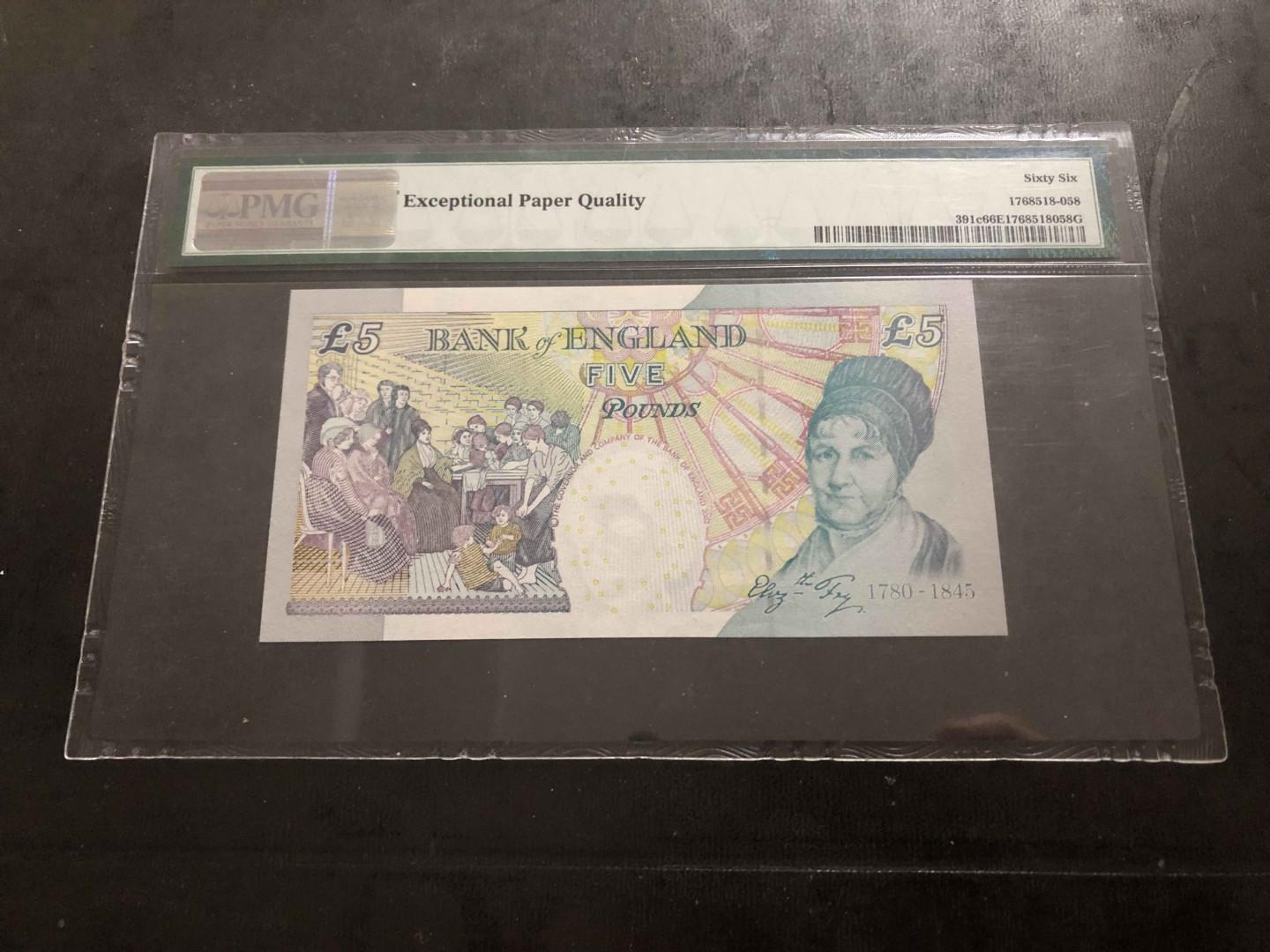 【收藏联盟】第104期拍卖 【一组2张】英国 2002年 5镑 PMG66EPQ&苏格兰 2015年 5镑 PMG66EPQ 首发冠