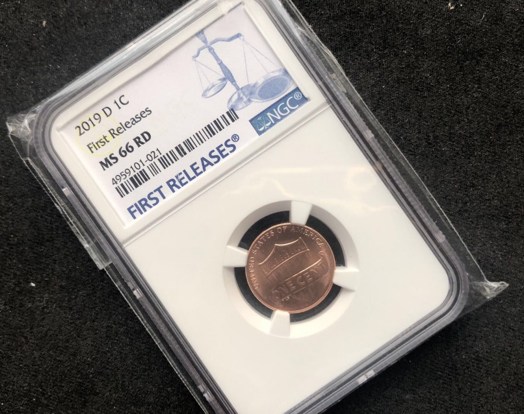 【币观天下】第八十六期钱币拍卖 【美国】2019林肯1美分铜币【首期ngc66】