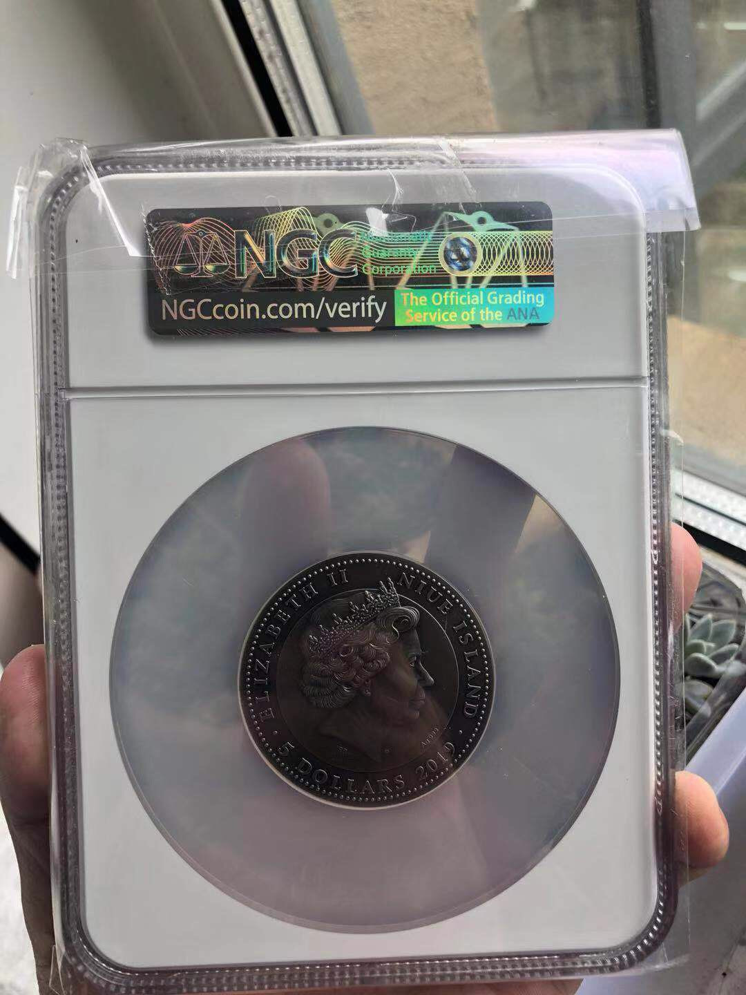 【随心拍&GetCoin】现代金银币拍卖第三十五期 【纽埃】2019威尼斯面具第一枚【首期ngc70】