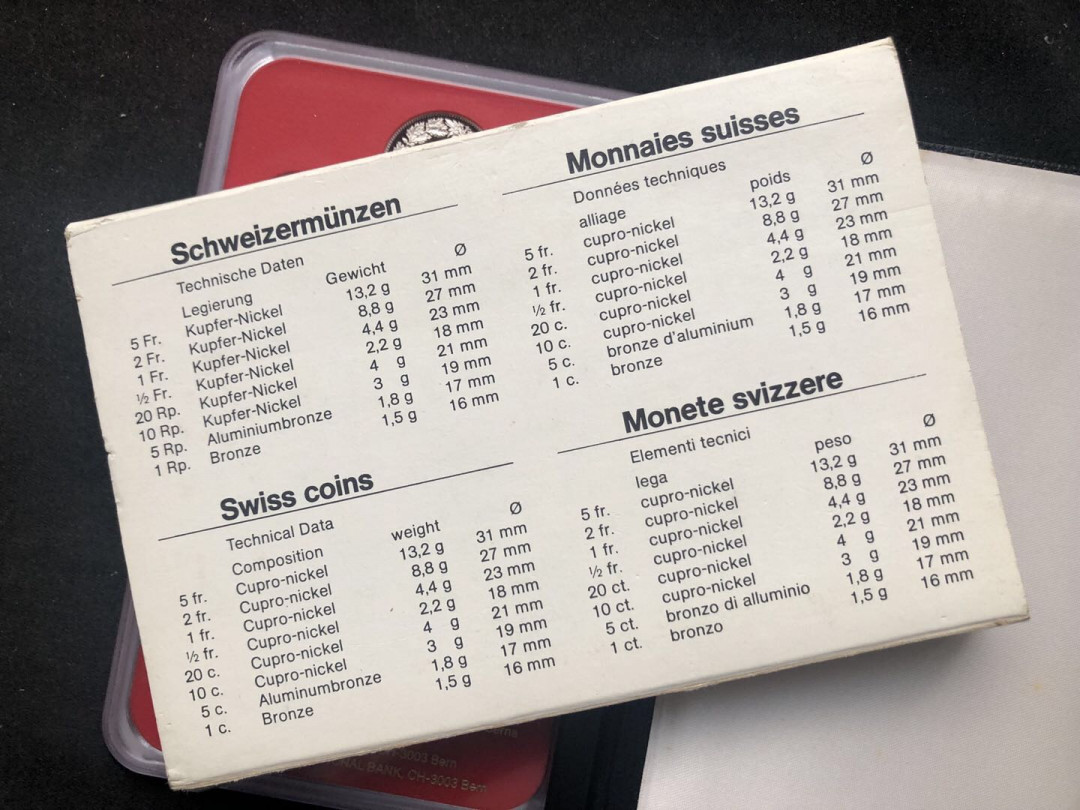 【币观天下】第八十六期钱币拍卖 【瑞士】1990年瑞士精制币套装8枚