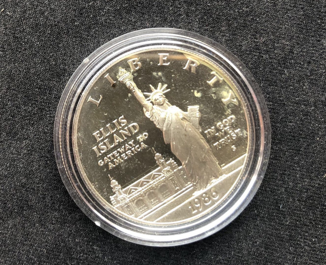 【币观天下】第八十六期钱币拍卖 【美国】1986年自由女神银币