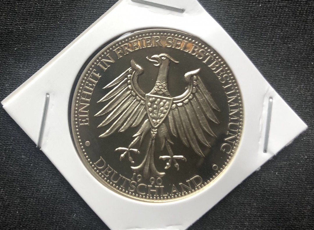 【币观天下】第八十七期钱币拍卖 1990东西德统一纪念章