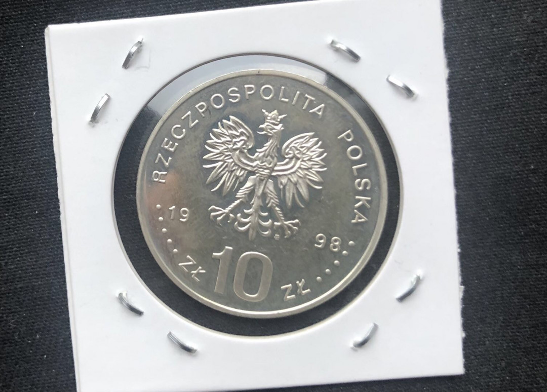 【币观天下】第八十七期钱币拍卖 【波兰】1998年波兰冬奥 滑雪银币