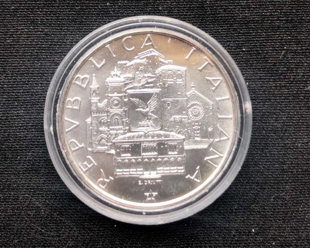 【币观天下】第八十七期钱币拍卖 【意大利】意大利1985年亚得里亚海联合世界学院500里拉纪念银币