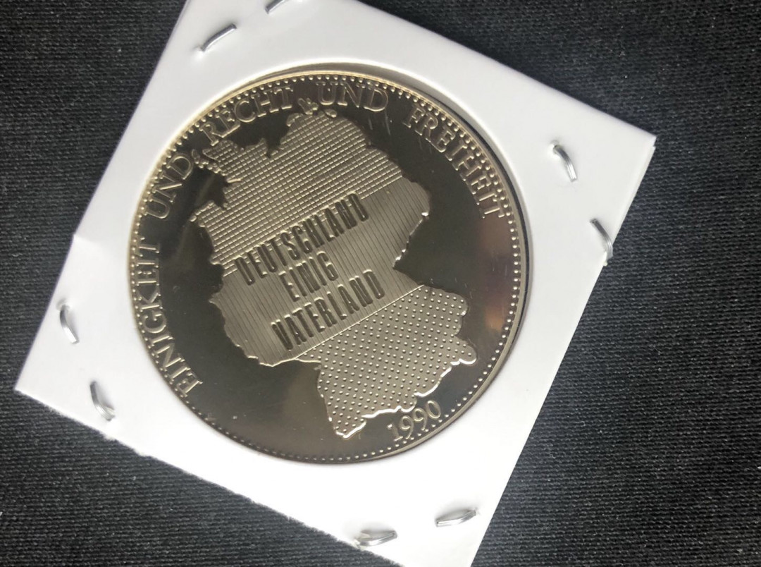 【币观天下】第八十七期钱币拍卖 1990东西德统一纪念章