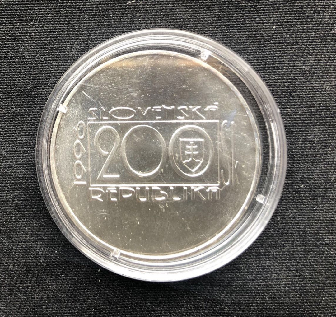 【币观天下】第八十七期钱币拍卖 斯洛伐克 1996年 作家赫龙斯基诞辰200周年纪念银币