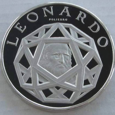 【随心拍&GetCoins】现代金银币拍卖第三十七期 意大利“达芬奇”纪念铜章+镀银章两枚