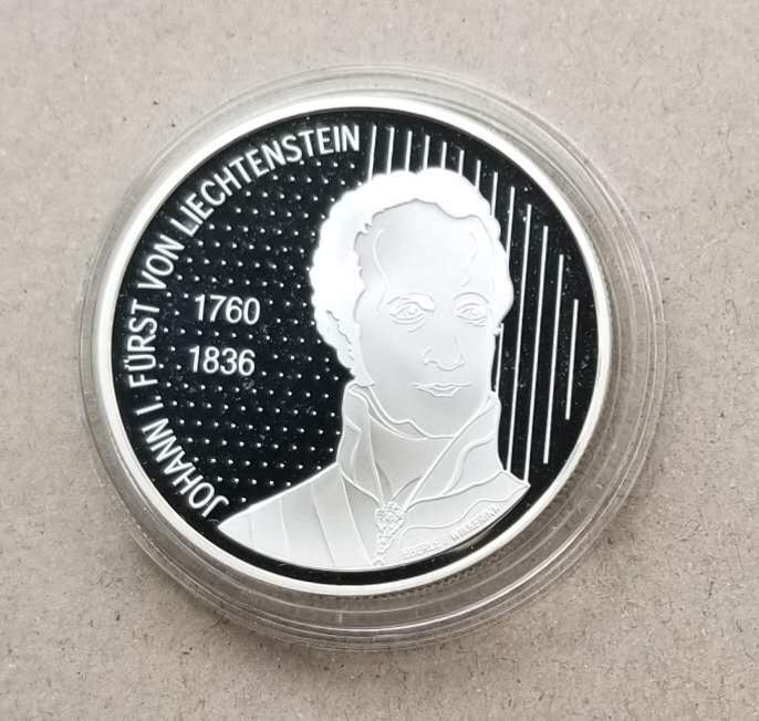 【随心拍&GetCoins】现代金银币拍卖第三十七期 列支敦士登2006年10法郎纪念银币，1盎司精制。