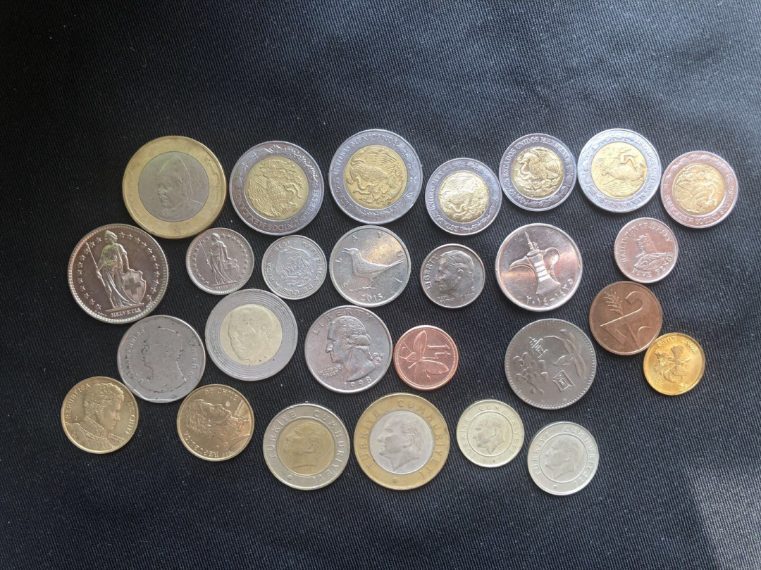 【币观天下】第八十八期钱币拍卖 各国流通币27枚【流通品相】