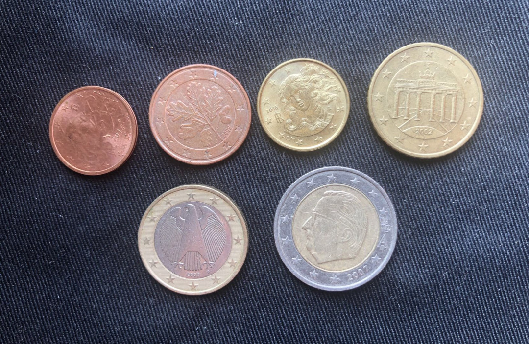 【币观天下】第八十八期钱币拍卖 欧元区6枚流通币【包含1欧元+2欧元】