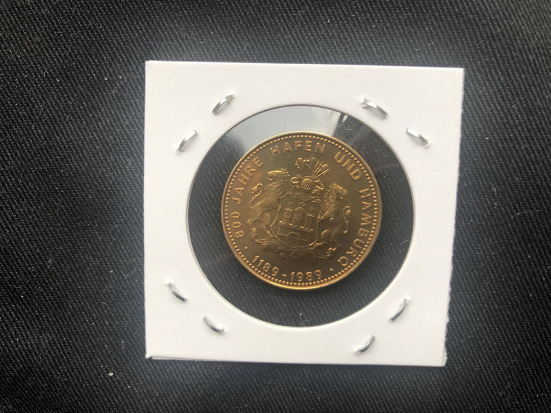 【币观天下】第八十八期钱币拍卖 【德国】汉堡800周年纪念章