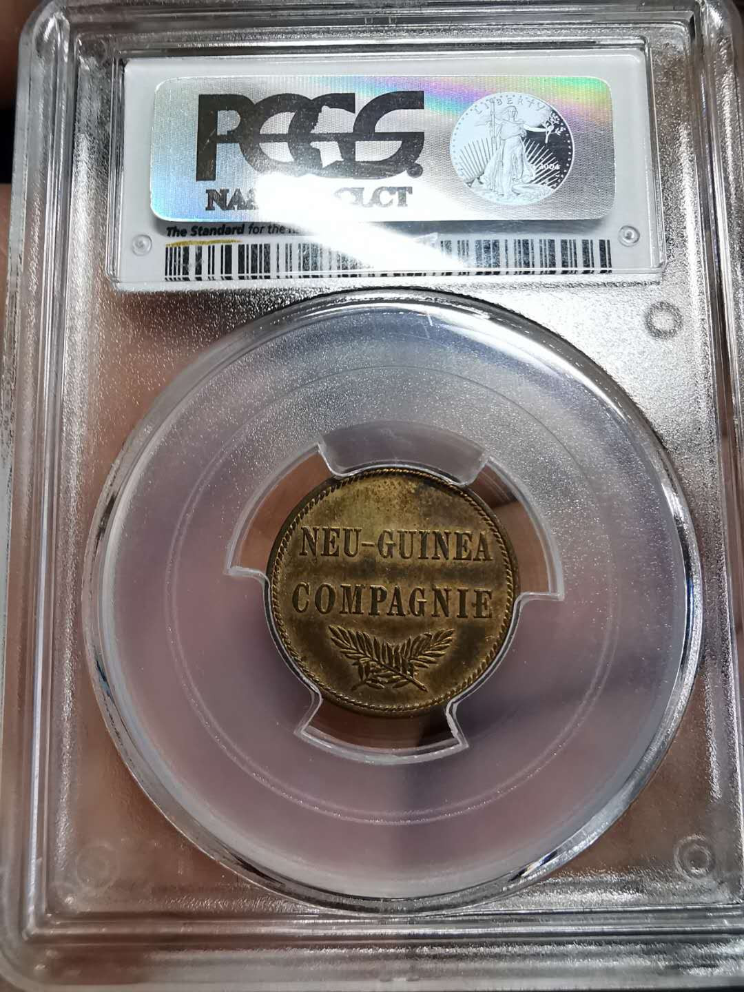 凡希社世界钱币微拍第一百期 1894徳属新几内亚2芬尼PCGS-MS63