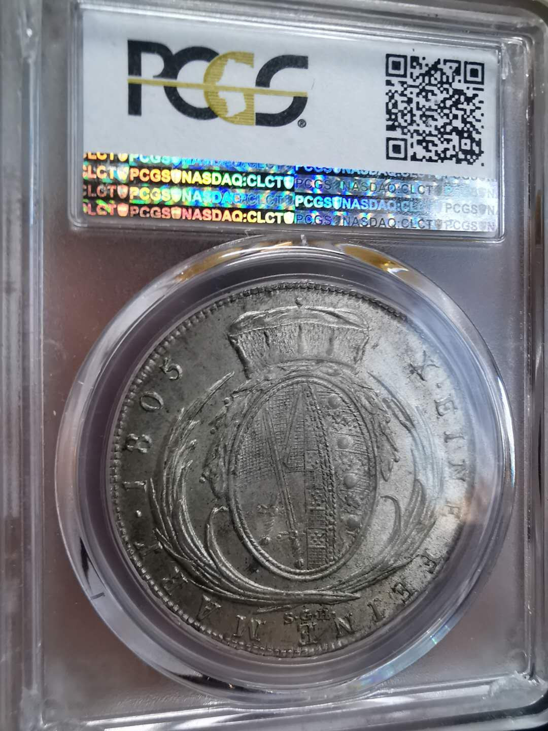 凡希社世界钱币微拍第一百期 1805萨克森泰勒大银PCGS-MS64