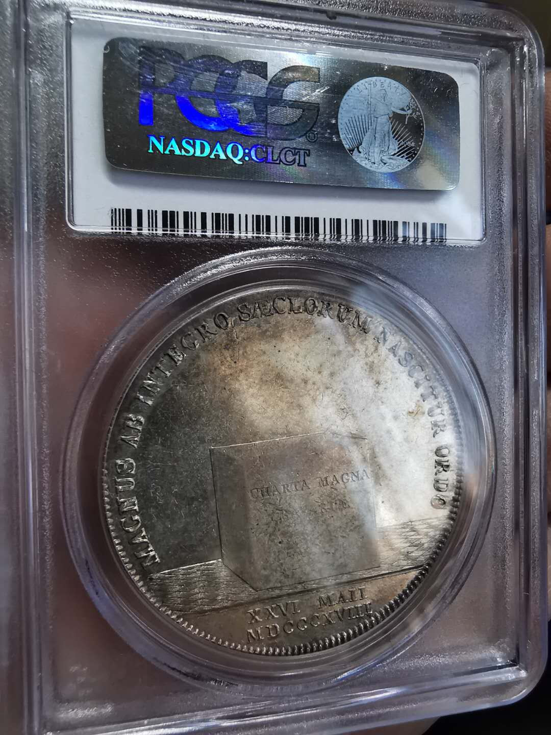 凡希社世界钱币微拍第一百期 1818巴伐利亚宪法泰勒PCGS-AU55