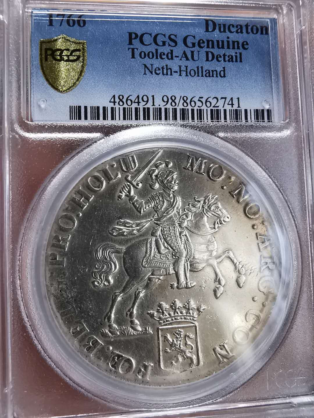 凡希社世界钱币微拍第一百期 1766荷兰大马剑PCGS-AUD