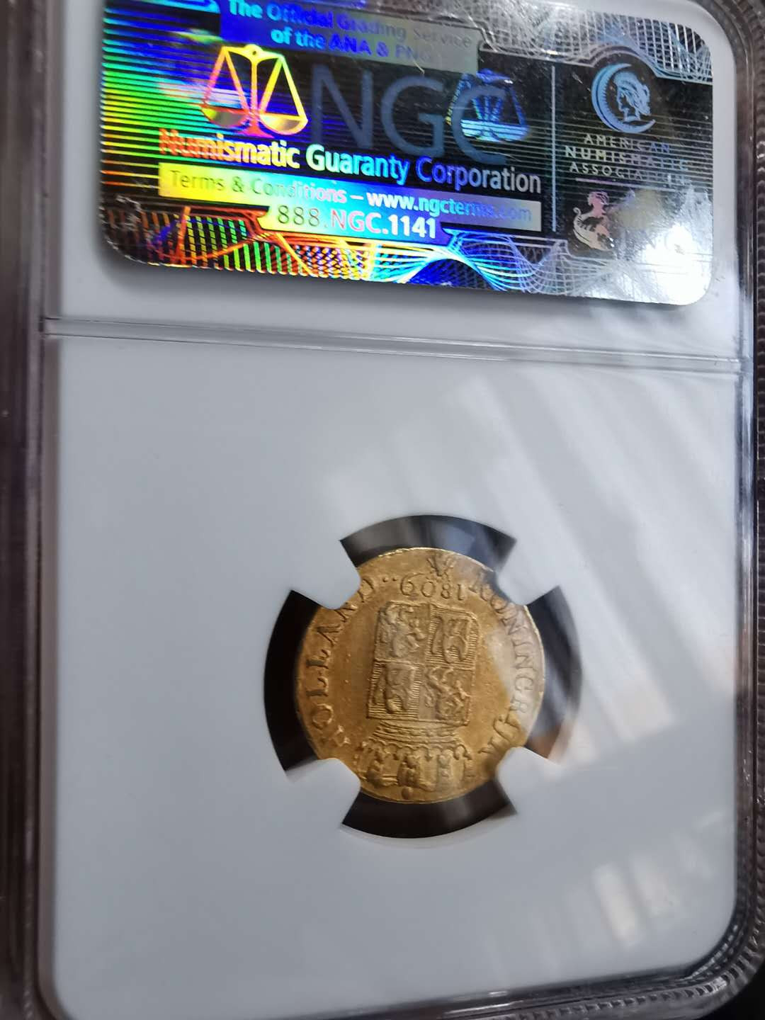 凡希社世界钱币微拍第一百期 稀！1809荷兰路易拿破仑金杜卡特NGC-XF45目录价XF800$