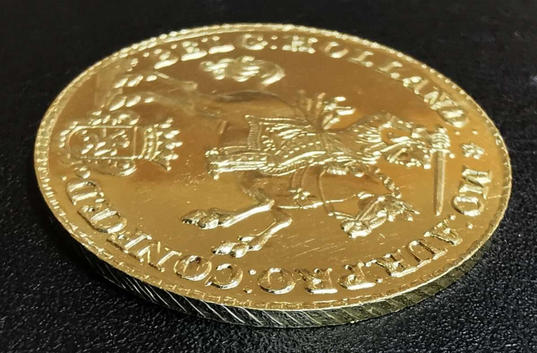 凡希社世界钱币微拍第一百期 1750荷兰金马剑14盾后铸BU