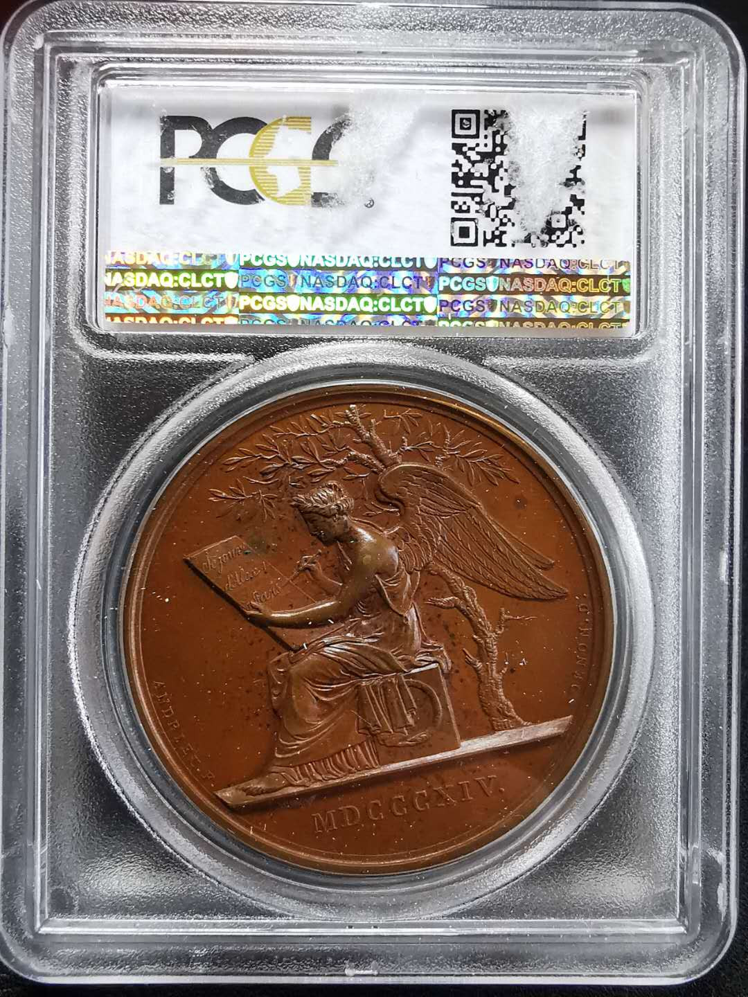 凡希社世界钱币微拍第一百期 荐！1814俄国亚历山大一世访问巴黎经典俄章PCGS-SP64