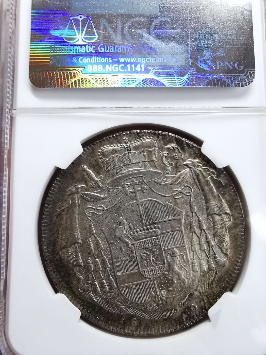 凡希社世界钱币微拍第一百期 荐！1801萨尔茨堡主教区泰勒大银NGC-MS62