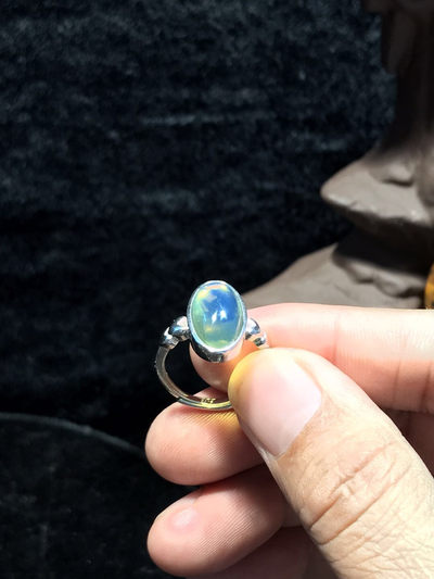 多米尼加琥珀专场 - 多米尼加蓝珀戒指💍