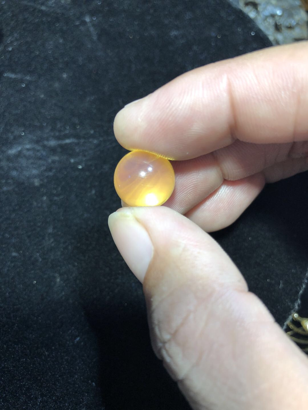 多米尼加琥珀专场 多米尼加蓝珀圆珠