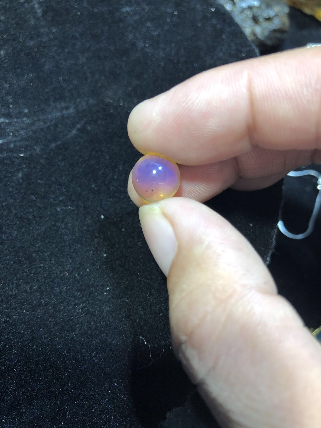 多米尼加琥珀专场 多米尼加蓝珀圆珠