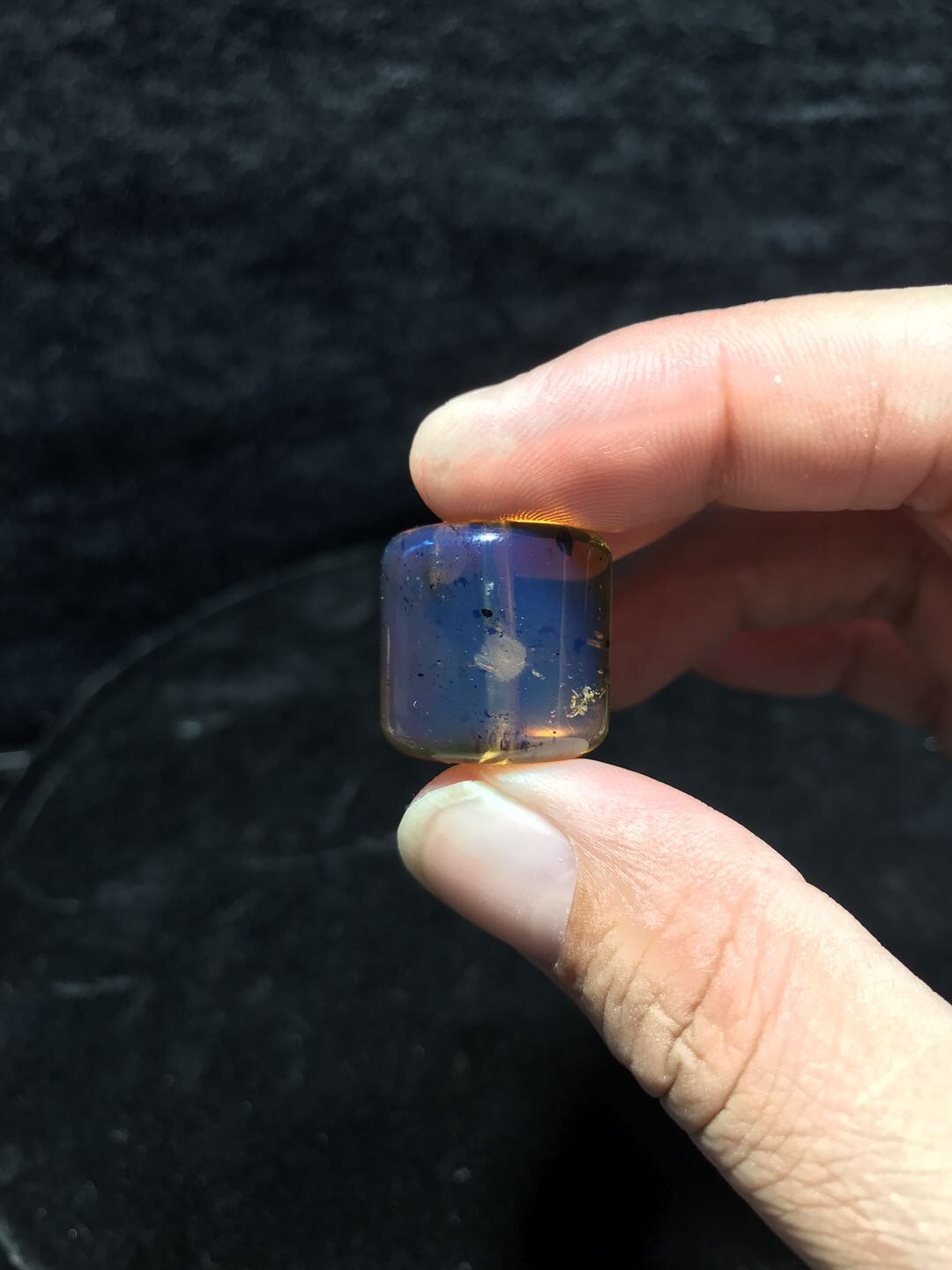 多米尼加琥珀专场 多米尼加蓝珀（桶珠）配珠