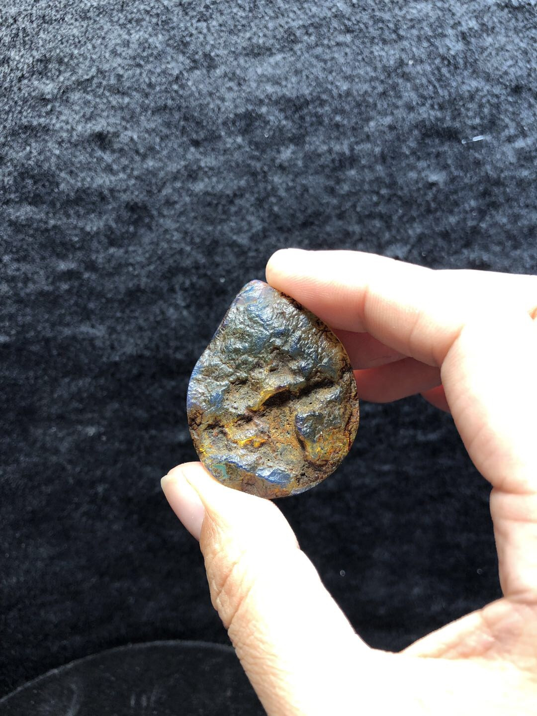 多米尼加琥珀专场 多米尼加蓝珀随形吊坠