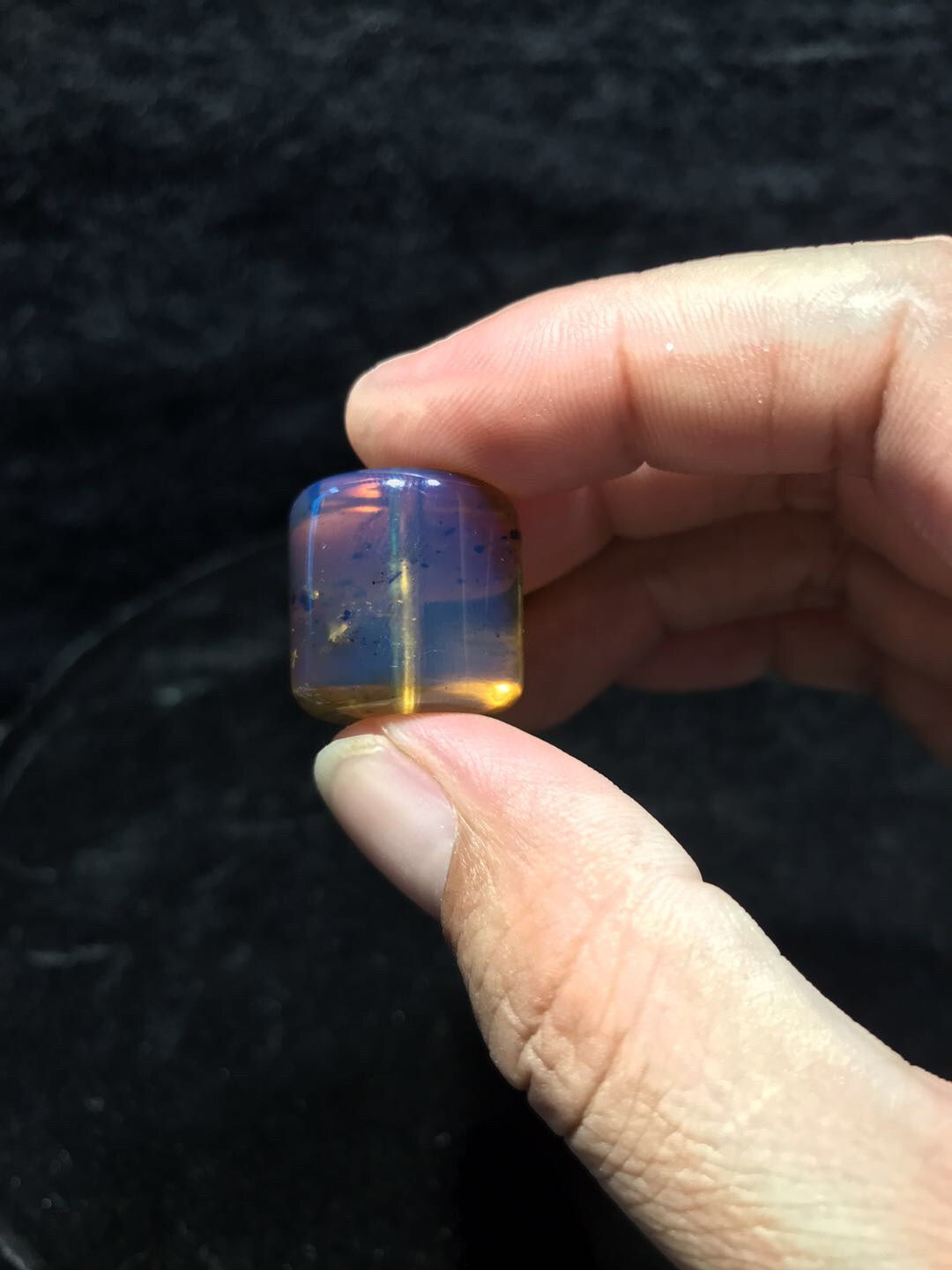 多米尼加琥珀专场 多米尼加蓝珀（桶珠）配珠