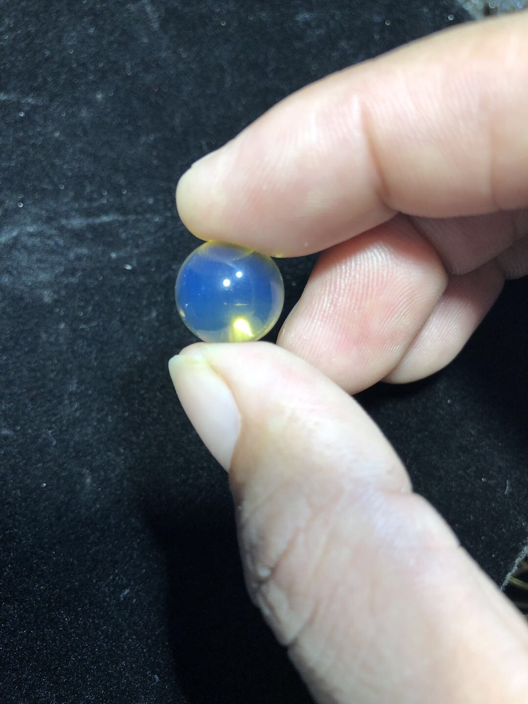 多米尼加琥珀专场 多米尼加蓝珀圆珠