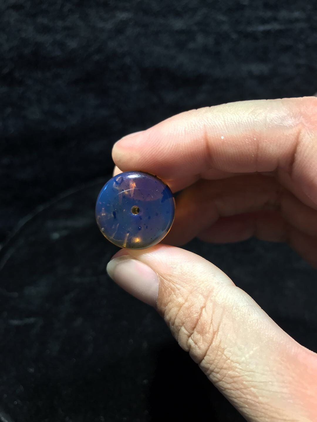 多米尼加琥珀专场 多米尼加蓝珀（桶珠）配珠