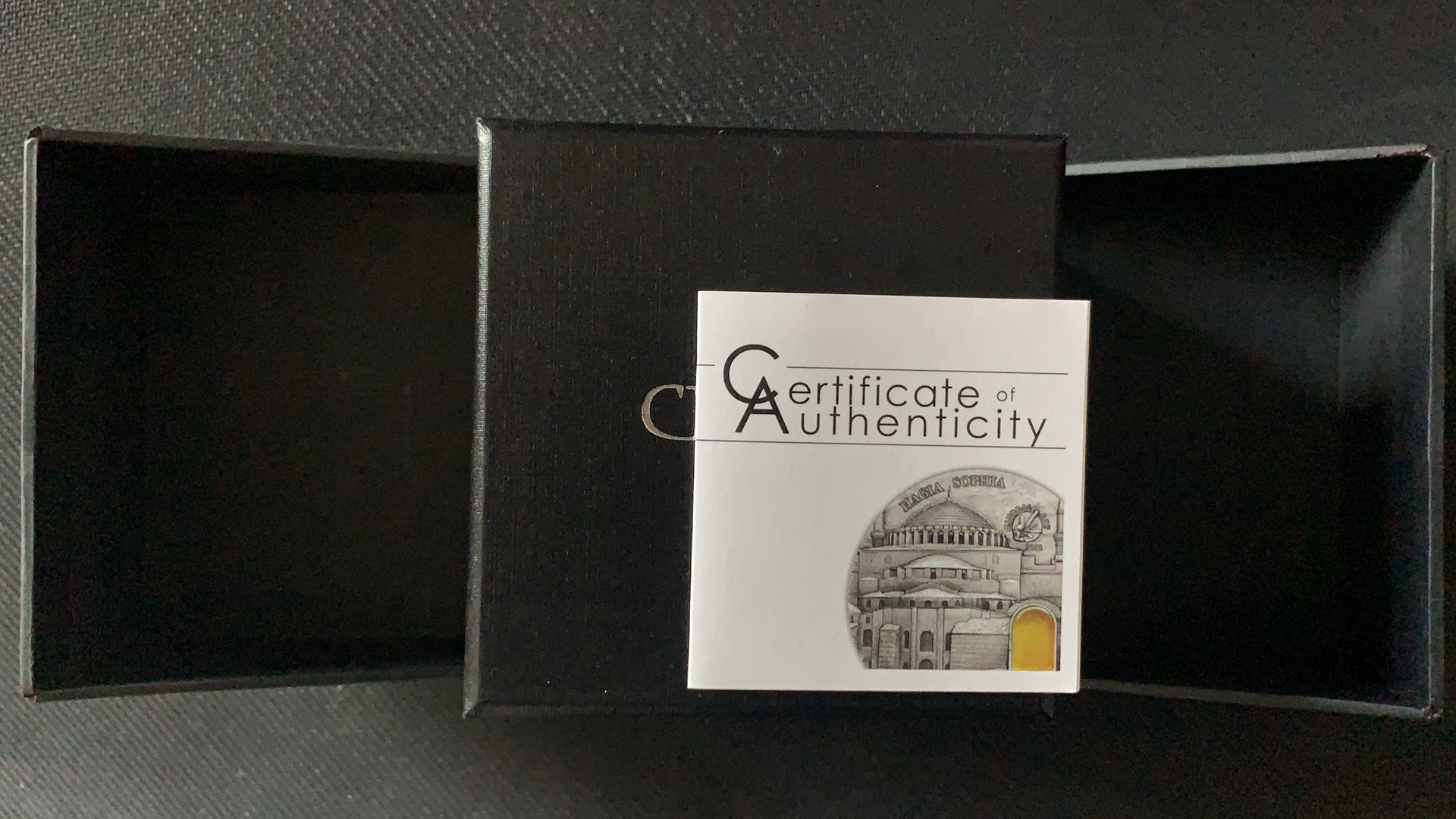 【随心拍&GetCoins】现代金银币拍卖第三十八期 2016年帕劳矿物艺术圣索菲亚大教堂琥珀镶嵌仿古银币 