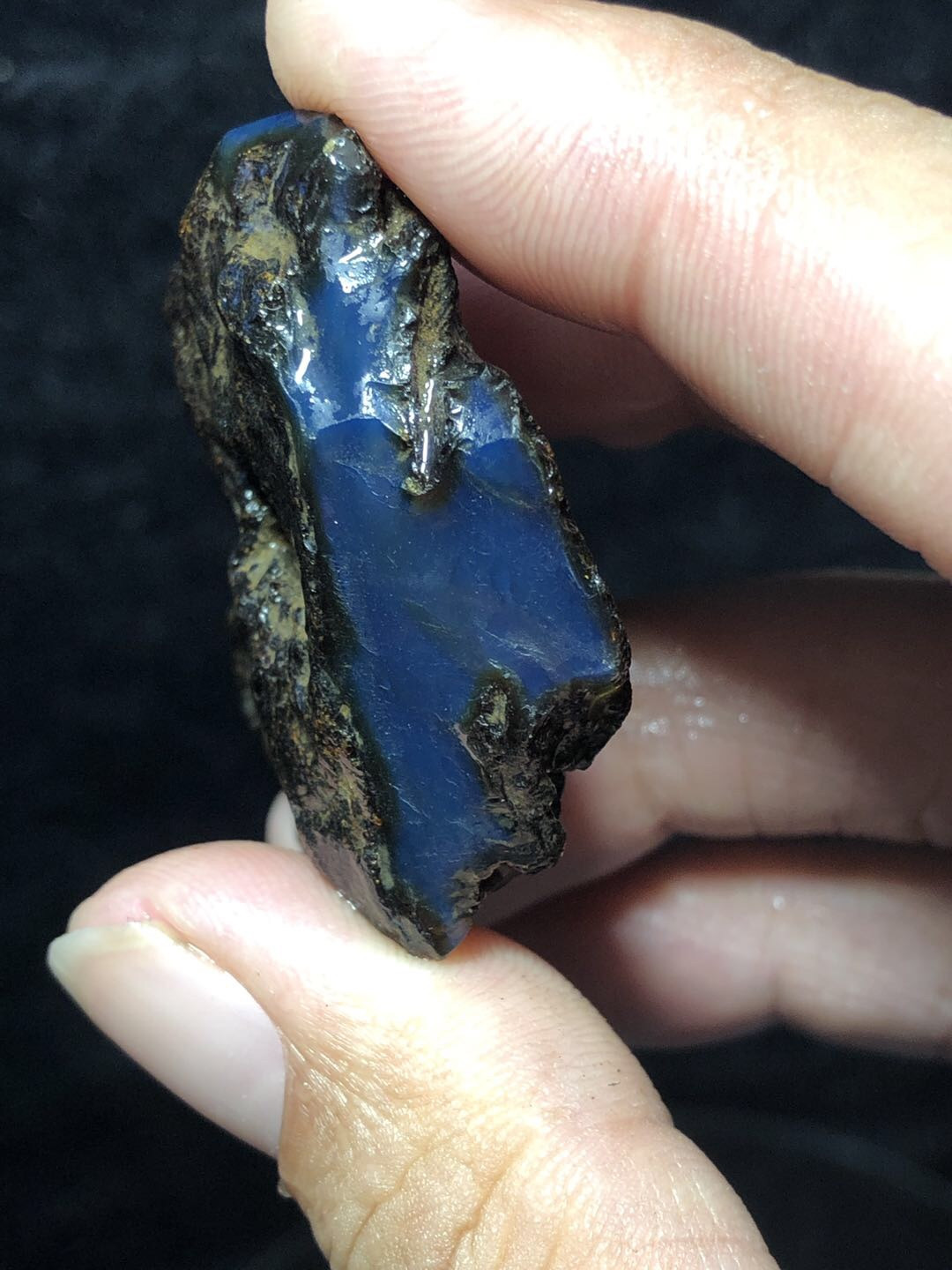 多米尼加琥珀专场 多米尼加蓝珀原石（稀有红皮料）