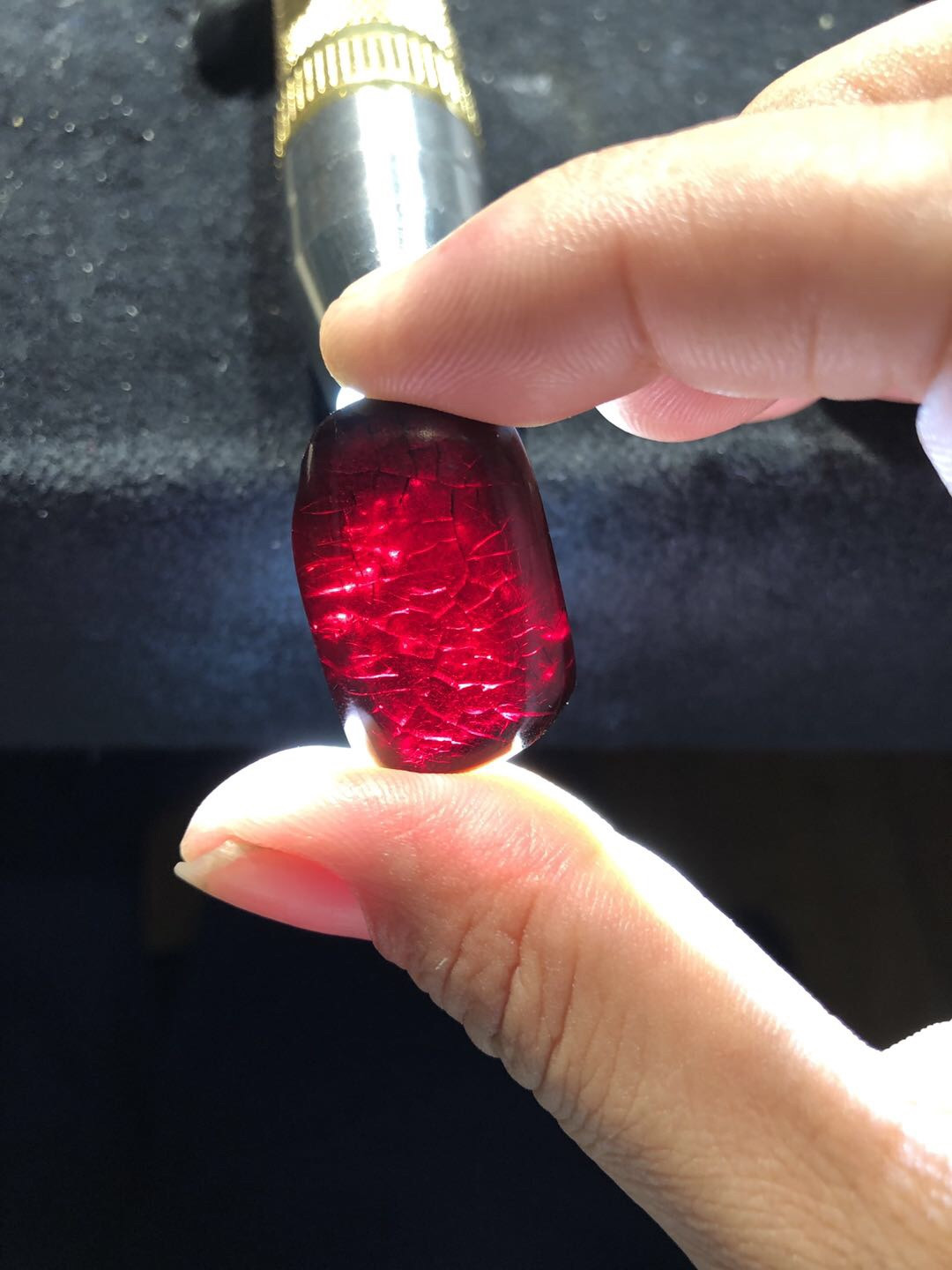 多米尼加琥珀、缅甸天然琥珀拼拍专场 缅甸天然鸽血红琥珀原石