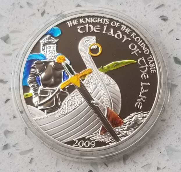 【币观天下】第八十九期钱币拍卖 库克2009年神话湖中仙女彩色银币