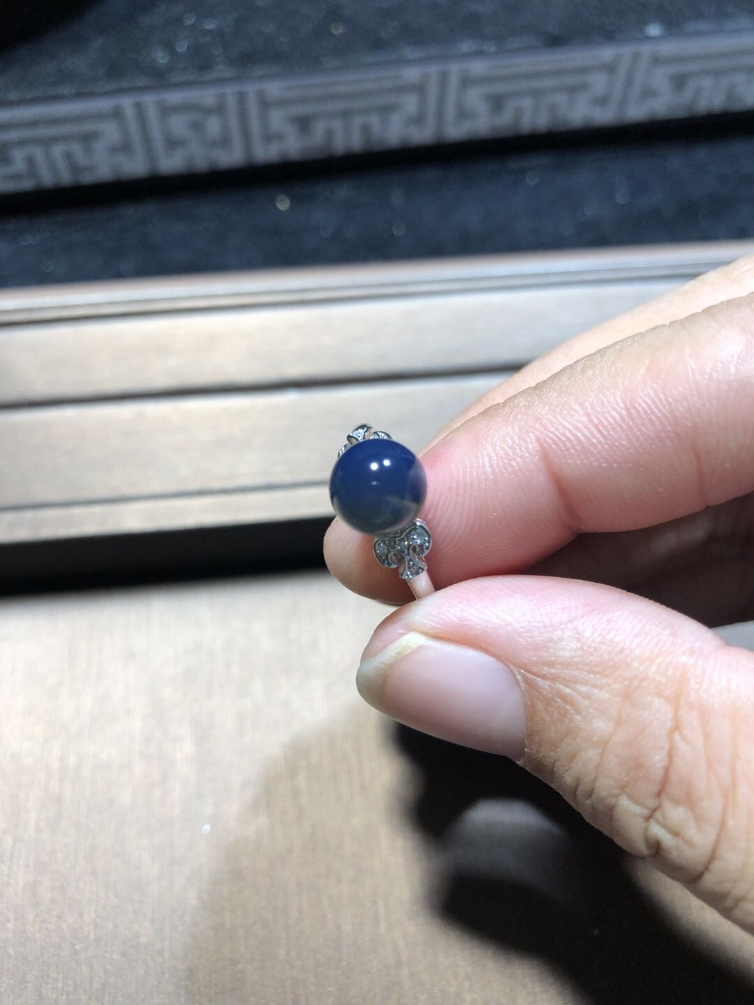 多米尼加琥珀、缅甸天然琥珀拼拍专场 缅甸天然琥珀戒指