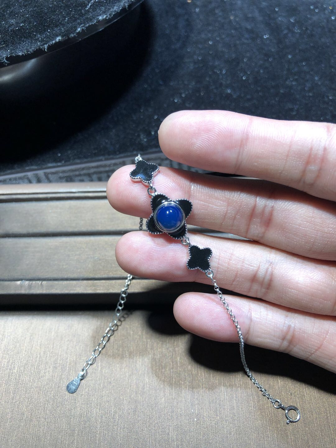 多米尼加琥珀、缅甸天然琥珀拼拍专场 多米尼加蓝珀手链